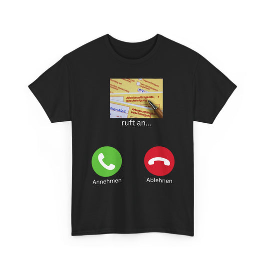 GELBER SCHEIN RUFT AN T-Shirt