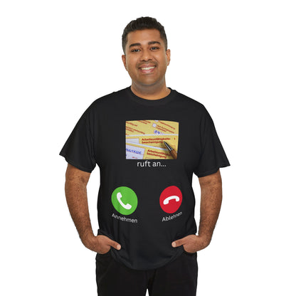 GELBER SCHEIN RUFT AN T-Shirt